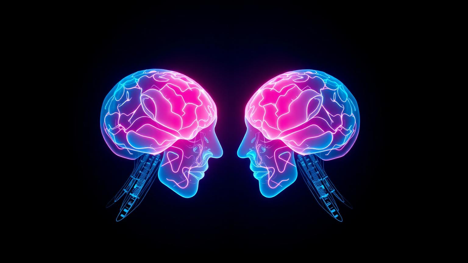 Illustration of three AI brains comparing capabilities
